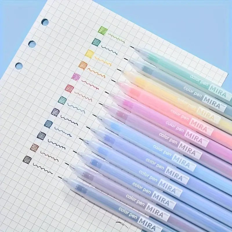 Colored Gel Pens (12 Piece Set)