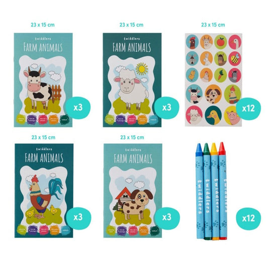 Coloring book set
